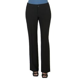 Mossimo® Black: Solid Trouser Pants - Ebony