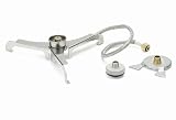 Gelert Folding Gas Adaptor - Silver