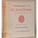 Bibliography of Dr. John Donne