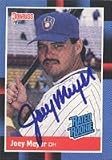 Joey Meyer, Milwaukee Brewers Autographed Card