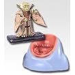 STAR WARS Episode I YODA with JEDI COUNCIL CHAIR with COMMTECH CHIP