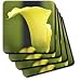 Beautiful Yellow Calla Lily Flower- Spring Floral Photography - Set Of 4 Coasters - Soft
