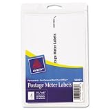 Avery 05289 - Postage Meter Labels for Personal Post Office E700, 1-3/16 x 6, White, 60/Pack-AVE05289