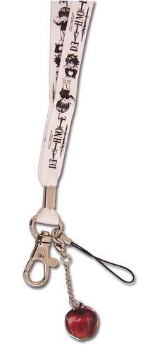 Click here to buy Death Note : Apple Charm with Chibi Light and L Lanyard by GE.