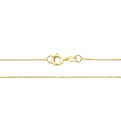 10K Yellow Gold Diamond Cut Chain Necklace