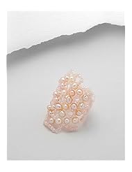 Peach (Natural) Fresh Water Pearls Ring