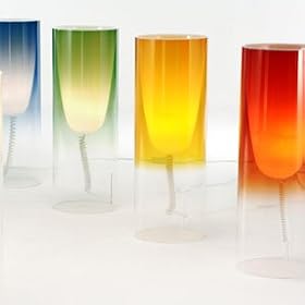 Toobe Table Lamp by Kartell - Transparent Orange
