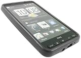 GreyMobiles SMOKE BLACK GEL Skin Case For HTC HD2 WITH SCREEN PROTECTOR
