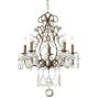 Jolie Five Light Crystal Beaded Chandelier