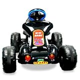 Go-Kart Pedal-Operated Ride-On Car - Black