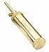 Deluxe Tubular Flask w/ Valve - Brass Deluxe Flask W/Valve