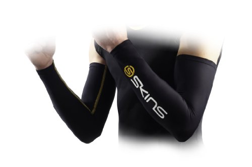 SKINS Herren Armling Sport Black Powersleeve, black/yellow, XS Preisvergleich