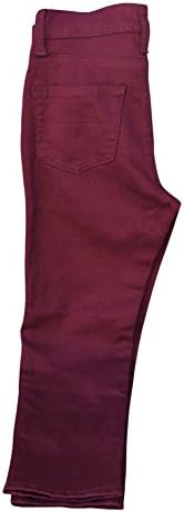 Colored Skinny Jeans (10, Maroon)
