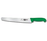 Victornox 10-1/4 Bread Knife, Green Fibrox