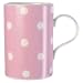 Cath Kidston Mug - Pink Spots Cedar shape