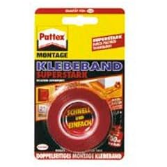 Pattex PXMT2 Montage Klebeband superstark 1.5 m, Kleben statt Bohren