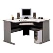 Corner Desk In Pewter Finish By Bush Furniture
