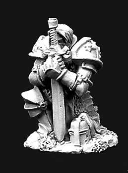 Praying Paladin P65 Miniature