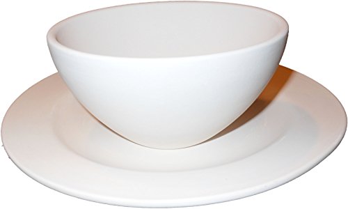 Set of 2 Luncheon Salad Bowl and Plate Set - Fusible Glass Slumping Molds