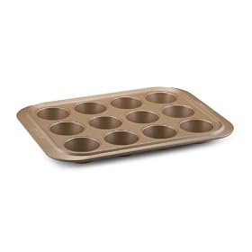 Click here to buy Anolon Bronze Bakeware 12-Cup Muffin Pan by Anolon.