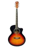 Kansas K-BIG BOT Acoustic/Electric Guitar, 3-Tone