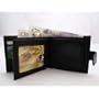 Leather Emporium Mens High Quality Luxury Soft Black Tri Fold Leather Wallet