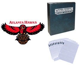 Atlanta Hawks Basketball Cards w/ Collector's Mini Binder & Pages