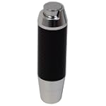 Pilot Automotive PM-135S Motorsport Polished Silver Aluminum Automatic Shift Knob with Carbon Fiber Insert
