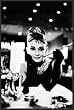 Audrey Hepburn Breakfast at Tiffany's Poster Dry Mounted Wood Framed, 24x36.