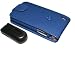 Piel Frama Premium Leather Case with SNAP Closure for the Apple iPhone 4 (Blue)