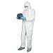 Enviroguard MicroGuard MP Hood with Elastic Face, Disposable, Covers Shoulder, White, Universal (Case of 100)