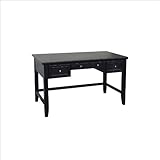 Writing Desk Contemporary Style in Ebony Finish