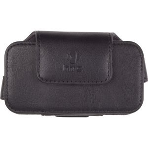 HTC OEM Matte Leather Horizontal Pouch, Black with Velveteen