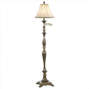 Essentials Buckingham Floor Lamp in Cima Gold