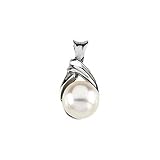 Platinum Akoya Cultured Pearl Pendant