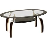Lexington Coffee Table in Black Glass Table Top: Black Border 31UsB5YGxiL. SL160