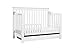 DaVinci Piedmont 4-in-1 Convertible Crib with Toddler Bed Conversion Kit in White, Greenguard Gold Certified