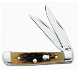 Wharncliff Tiny Trapper, Case Bro. Caramel Bone, 2 Blades