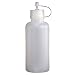 Vestil BTL-RD-4 Low Density Polyethylene (LDPE) Round Squeeze Dispensing Bottle with Single Drop Cap, 1-13/16" Diameter x 4-5/8" Height, 4 oz Capacity, Clear