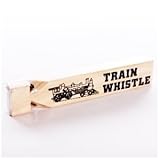 1 Dozen-Wooden Train Whistles- 7 Inches