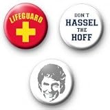 Set of 3 - DAVID HASSELHOFF - 1.25" MAGNETS ~ The Hoff Baywatch