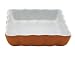 BIA Cordon Bleu 5-Inch Square Quiche, Set of 4, Two-Tone Curry/White