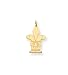 24k Gold Plated Martial Arts Uniform Charm Pendant