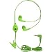 Green Stereo Headset For Apple iPod Nano Video Touch