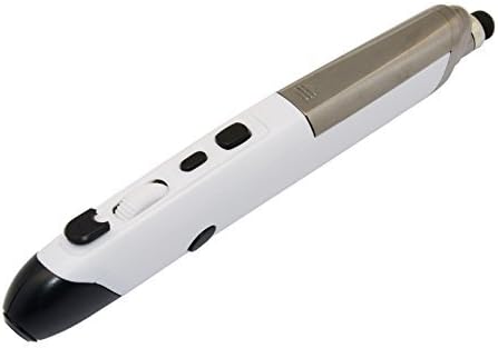 Yatimo PR-08 Mini 2.4G Wireless Touch Screen Pen Mouse Adjustable 800/1200/1600DPI Handwriting Smart Mouse for Teaching PPT Computer (White)