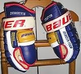 Pair NHL Player Gloves - Bergevin - St Louis Blues.