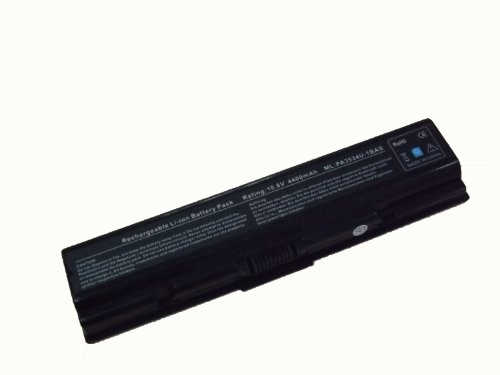 Skyrocket Li-ION Laptop Battery for Toshiba Satellite A200 A205 A205-S5825 A210 A215 A300 A300D A305 A305D A500 A505 A505D L200 L300 L305 L305D L455D L500 L500D L505 L505D L505D-S5983 L550 L555 M200 M205[6 Room,11.10V,4400mAh,Li-ion]