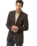 Calvin Klein Brown Polysuede Micro Sport Coat