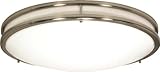 IMAGE OF Nuvo Lighting 60-902 Glamour - 3 Light Cfl - 24 in. - Flush Mount - 3 18w GU24 - Lamps Included - Pack of 2