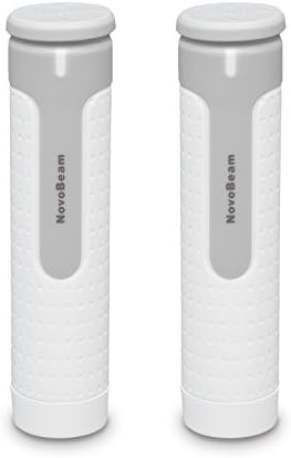 Novobeam NBP3000-2P Ultra-Compact Waterproof / Dustproof Portable USB External Battery Pack Charger / Power Bank, 3,000 mAh, Compatible with most Smartphones and other USB Powered Devices, 2-Pack